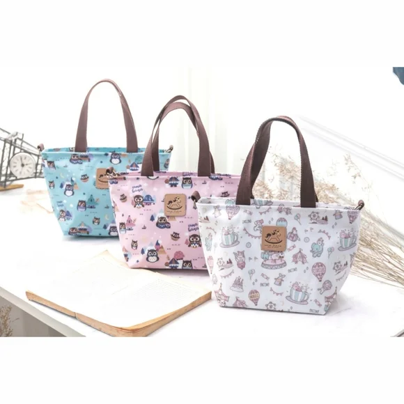 Waterproof Corgi Crossbody Convertible Handbag Mini Travel Tote W/ Strap - Picture 4 of 7